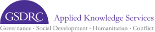 GSDRC - Applied Knowledge Services - Governance - Social Development - Humanitarian - Conflict